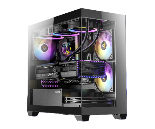 מחשב CX300 ARGB 750W H810M U5-225F 1TB NVME 16GB DDR5 RTX 5060 Windows 11